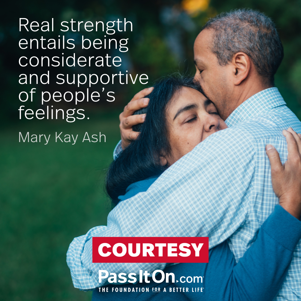 #courtesy #passiton
.
.
.
#real #strength #considerate #supportive #feelings #kind #kindness #inspiration #motivation #inspirationalquotes #values #valuesmatter #instadailyquotes #instadaily #instaqoutesdaily #instaqoutes #instagood