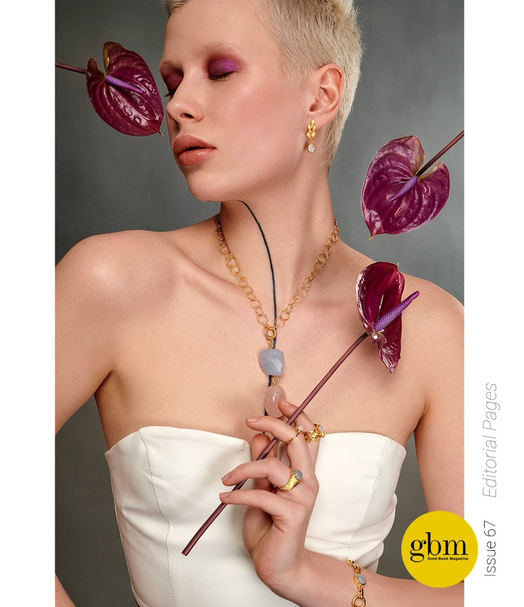 #67thissue #editorialshoot #consept #images #jewelleryshoot 
#kalsedonistanbul #finejewelry #flowerconsept #GoldBookMagazine