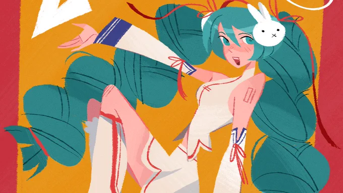 OH!! and before my birthday ends, I would just like to announce that my first 4 prints are up on inprnt :D grab yourself some mikus or niers  