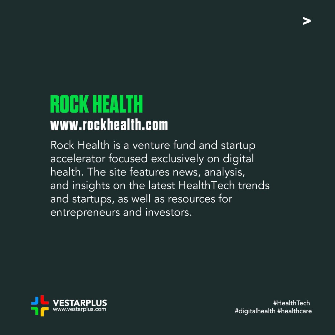 5 websites where you can find inspiration and ideas for HealthTech businesses.

#HealthTech #digitalhealth #healthcare #innovation #telemedicine #wearables #remotehealthcare #patientcare #patientexperience #healthtechstartup #healthtechentrepreneur