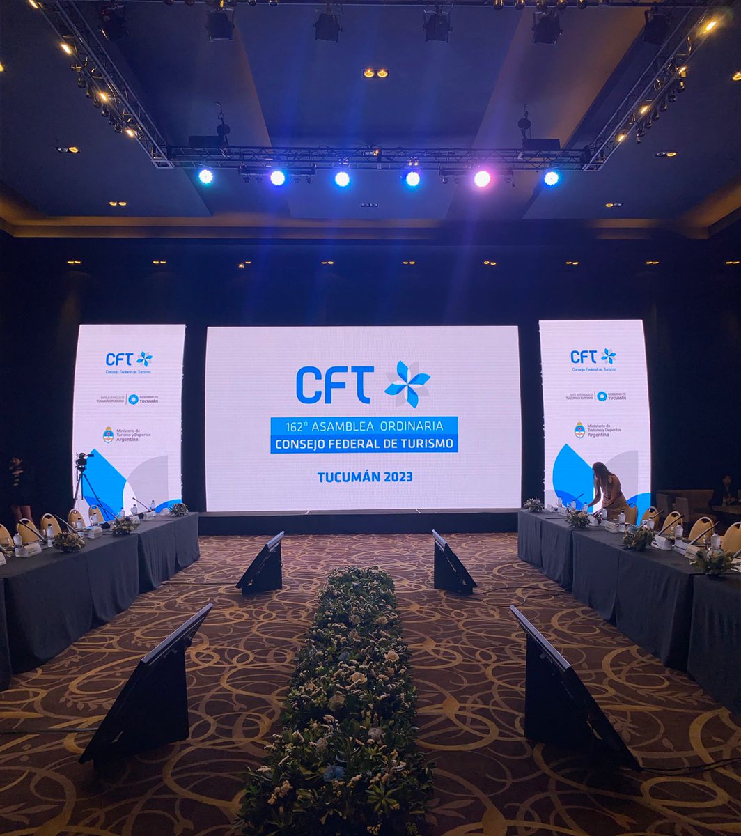 PrensaTucTur's tweet photo. 🕐 ¡Así se vive la previa de la 162° Asamblea del @CFTurismo!

💼 Las principales autoridades públicas y privadas del sector turístico argentino debatirán en Tucumán. https://t.co/EIhApv8dPn