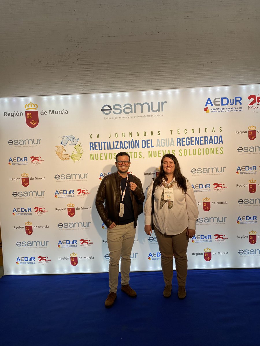 🚀Des de <a href="/CETAQUA/">Cetaqua</a> asistimos a las XV Jornadas de Reutilización de agua regenerada organizada por <a href="/esamur_aguas/">Esamur</a> y <a href="/AEDyR_es/">AEDyR</a> en Cartagena📍