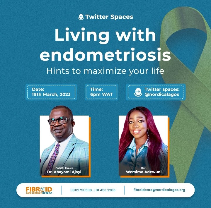 wemimospot's tweet photo. This Sunday March 19th, I'll host a Twitter Space for @nordicalagos

I discussed this on radio once, and we were all left in tears! Women go through a lot and are many times wrongly diagnosed!

If you know someone who suffers terrible period pain,👇

https://t.co/xgn01JsWbT https://t.co/jbIJapxTs2