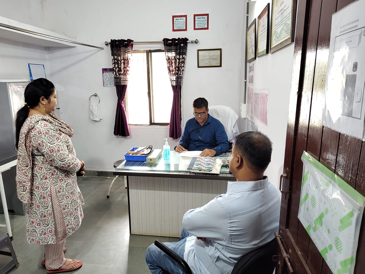 IecArvalli's tweet photo. Date:- 15/03/23 Respectd CDHO Sir and Tho sir Bhiloda Visited #Phc Kishangadh and Review all Health Programs and also Visited #Mamata Session at #Subcentre-Kishangadh and given Valuable Guidance.
#IECGUJARAT
@CollectorArvali https://t.co/7loE1kiePf
