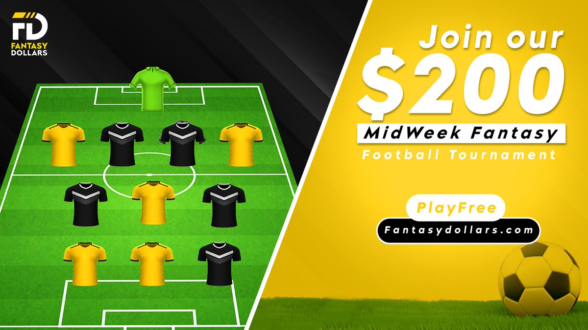 fantasy_dollars's tweet photo. 🚀🚀https://t.co/qx8HN0FLCr Presents 🚀🚀 

🤩🤩The $200 MidWeek UEFA Fantasy Football Tournament🤩🤩

1️⃣1st Place - $100
2️⃣2nd Place - $70 
3️⃣3rd Place -$30

Entry FREE! 🚀

🔥🔥🔥Withdraw Your Winnings In Crypto! 💲💵🤩

Join Tournament Here: https://t.co/HwajvsAFAQ
#UCLFantasy https://t.co/BhzYG9BQjH