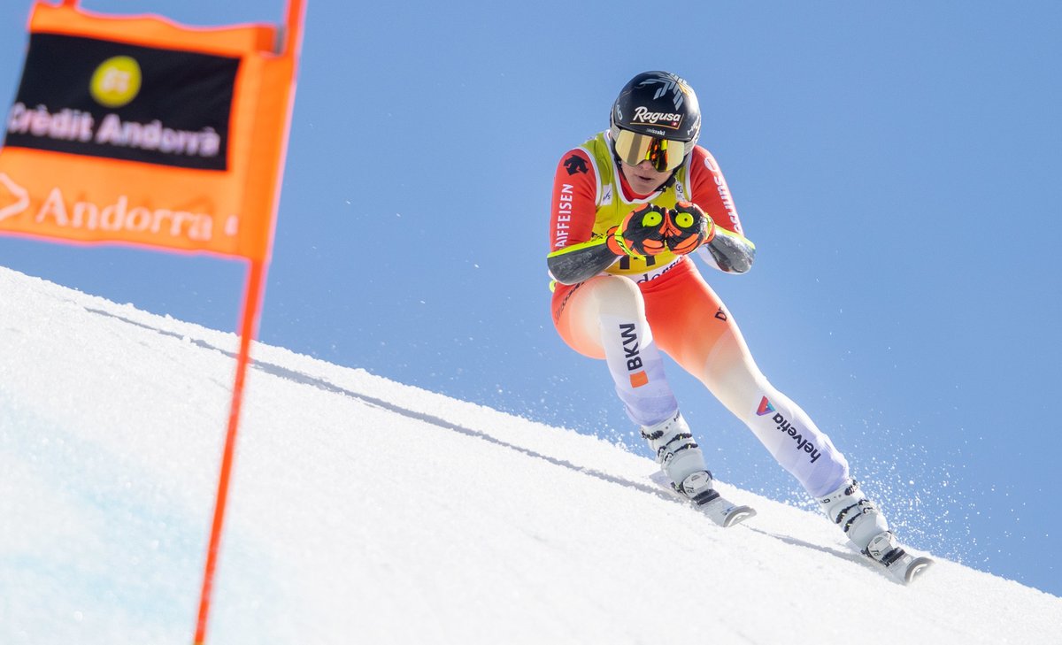 Lara Gut-Behrami ends the 2023 Downhill season with a third place finish in today's competition in Andorra. 

Well done Lara! https://t.co/RPgfAH3CVD