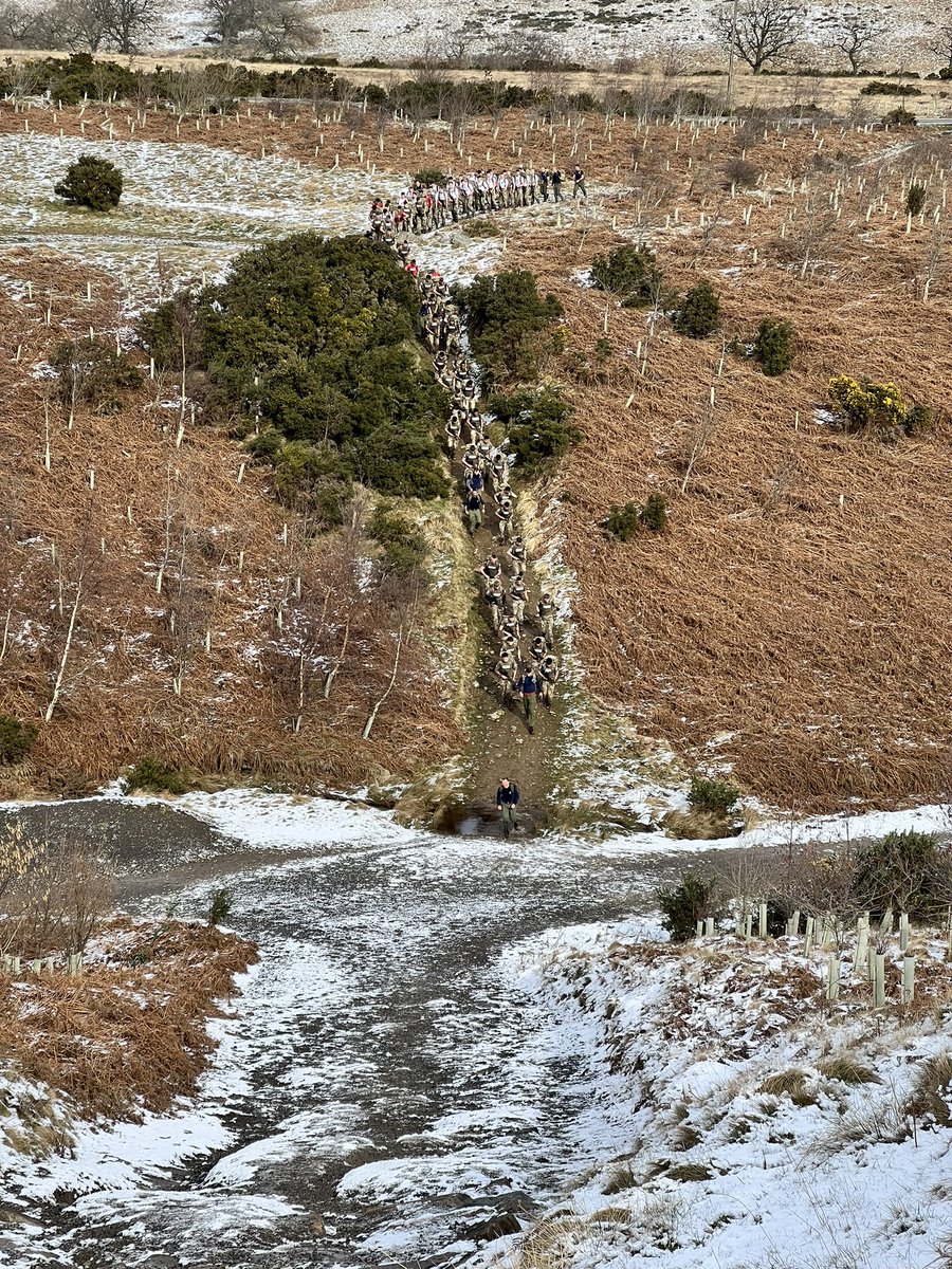 Foxy2Para's tweet photo. AAPPS 22.04 seen students take on the infamous PARAS 10 route. A tough 10 mile tab carrying 37lbs + water and weapon. 

80 remain on course. 

If it was easy, everybody would do it! https://t.co/2GfhQCeMYy