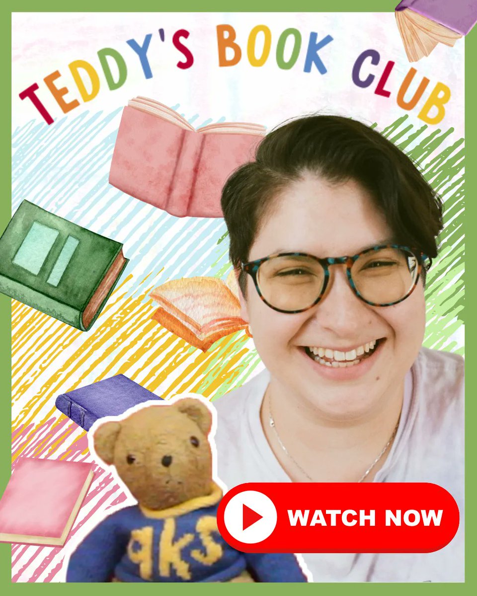 🚨 ANNOUNCEMENT TIME 🚨 

📣 Teddy’s Book Club, a brand new read-a-loud series, from Queer Kid Stuff is coming to a YouTube near you! 

🧑🏻‍🏫🧸 Join Lindz and Teddy every Saturday morning for a new storytime video ft their favorite #QueerKidLit! 

buff.ly/3LoZY2V