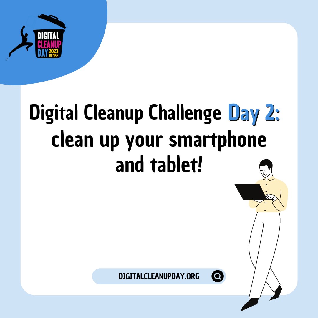 letsdoitindia_'s tweet photo. Let's give ourselves a pat on the back for completing Day 2 of the digital cleanup challenge! 🙌🏻

Who else feels a sense of accomplishment after decluttering their phone and tablet? 🥳

#digitalcleanupday2023 #digitalcleanupday https://t.co/vjQ1HRWTaI