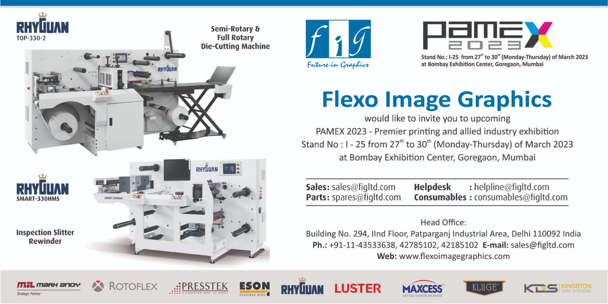 We are participating in #Pamex 2023 Mumbai India. Kindly join us at Hall No. 2, Stall No. I 25.