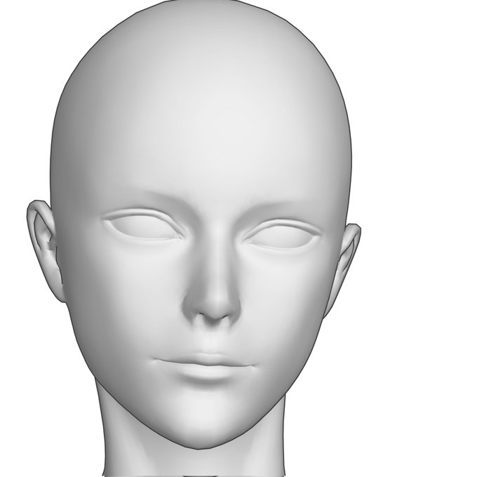 クリスタさんver.2でもういっこぜひ使いたかった3Dフェイスカスタムでゆじ!3Dだけで見るとやっぱゆじはロリ顔というかしょたマッチョなんだなと改めて… 