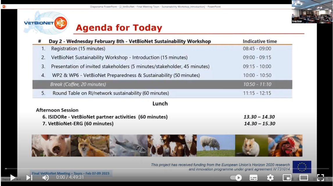 🔎Review the second day of the VetBioNet final conference, held in Tours, France 🇫🇷 last 7th -9th February! 

📽Enjoy the video here👇
youtube.com/watch?v=kNKwOi…