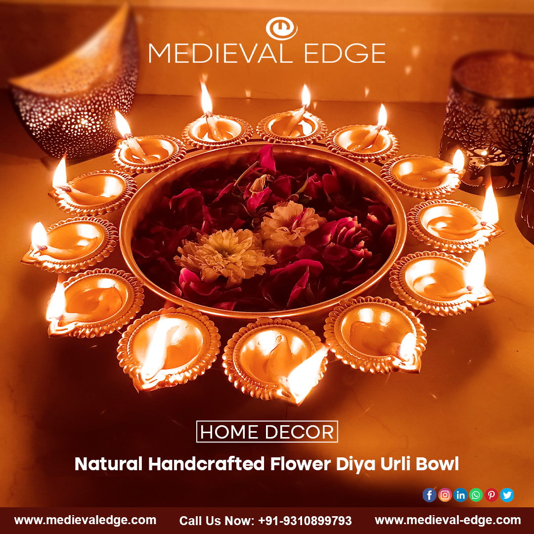 medievaledge's tweet photo. Fill your home with glory and brightness with Medieval Edge Natural Handcrafted Flower Diya Urli Bowl. 😍

HURRY!! DM FOR ORDER NOW!! 🤟

#MEDIEVALEDGE #urlidecor #BRIGHT #natural https://t.co/OPNyFt1rLO