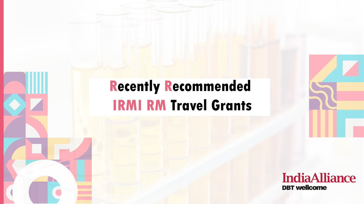 India_Alliance's tweet photo. #IRMIAwards 

👉DBT/Wellcome Trust India Alliance is proud to announce its recently recommended IRMI travel Awardees for 2022. 

🔗Click to know more: https://t.co/39iAIF6BeI

#Researchmanagement #IRMI #Fellowships #TravelGrants https://t.co/Uhl9T0U21h