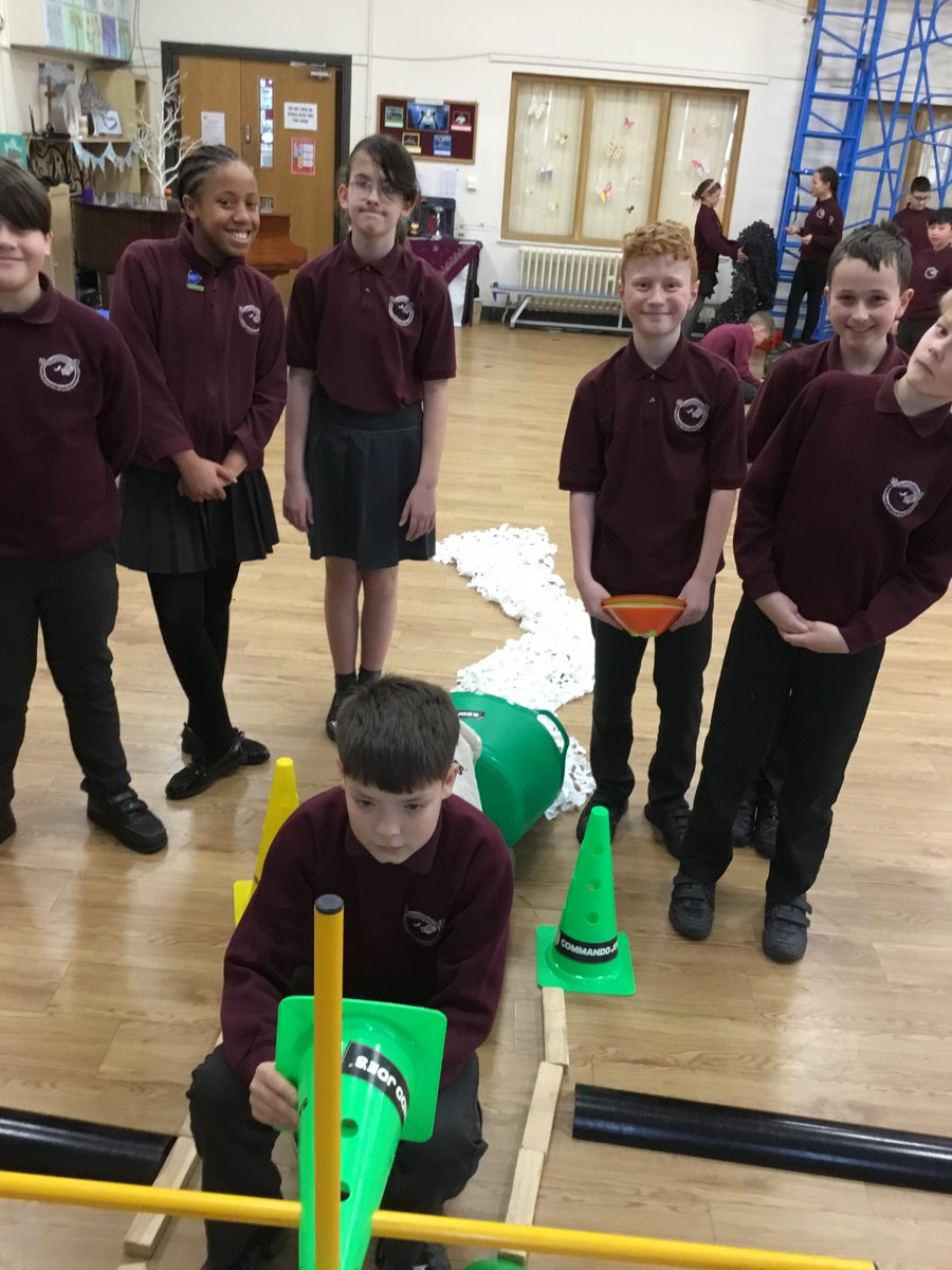 As part of this week's Cojo mission, Year 6 pupils had to design and build an aeroplane ready for a round-the-world trip. Teams had to work together to repair their craft and each plane underwent a thorough inspection before taking to the sky ✈️☁️