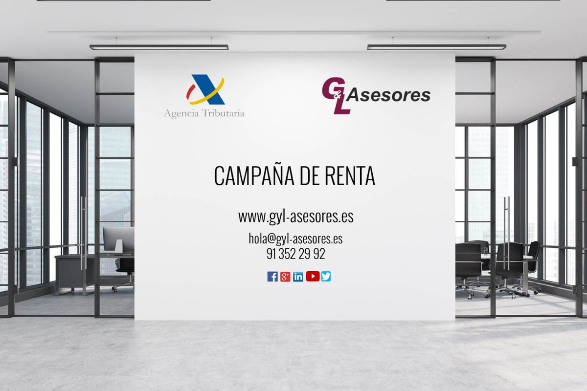 🔊El 11 de abril comienza la Campaña de Renta y Patrimonio 2022. Para que puedas hacer tus previsiones, la Agencia Tributaria ya ha habilitado la obtención del número de referencia.
👉🏻 i.mtr.cool/mvpyredcdn
Si necesitas ayuda, contáctanos
☎️ 91 352 29 92
📧 hola@gyl-asesores.es