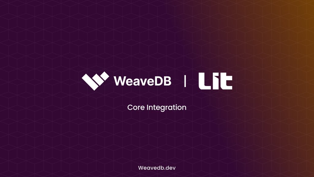 wdbdev's tweet photo. We are excited to announce our partnership with @LitProtocol! 🔥

This integration into the core contract will allow devs on @ArweaveEco to build cross chain dApps by bridging any data from outside the @ArweaveEco smart contract environment into @weave_db! 🧬 https://t.co/xZGyeL7YK3
