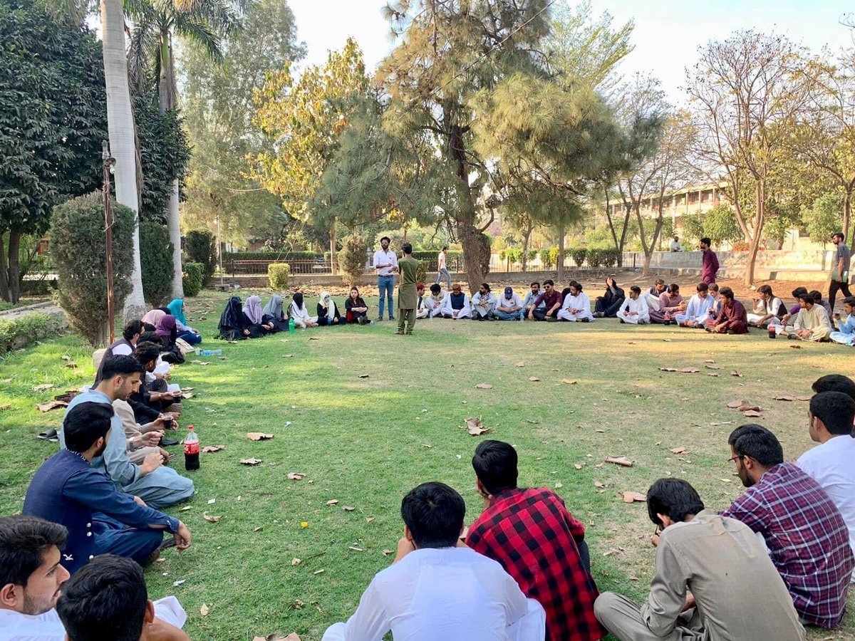 sibitehassan's tweet photo. Speaking at the Monthly Study Circle along with the guest speaker @NayabGJan on the topic of 
“ Women and Politics “ 
I am really thankful to all attendees and @PSF_PU for conducting a brilliant study circle ✌🏻

Long Live Bhuttoism ✊🏻 

@BBhuttoZardari  @AseefaBZ 

#RisingPSF https://t.co/uG3ZhzLUqy