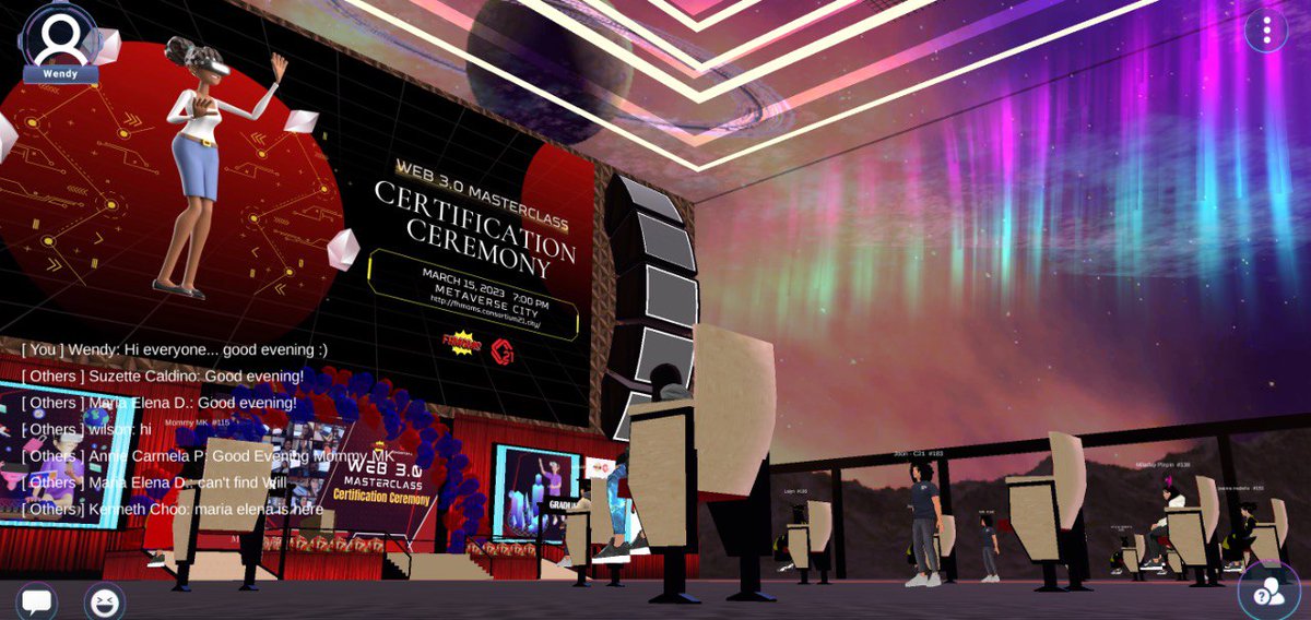wendys279's tweet photo. An interesting experience in C21 Metaverse Certification Ceremony with FHMOMS 

#Web3 #metaverse #metaverseevent #web3avatar
#web3event https://t.co/6MtTm3mSKu