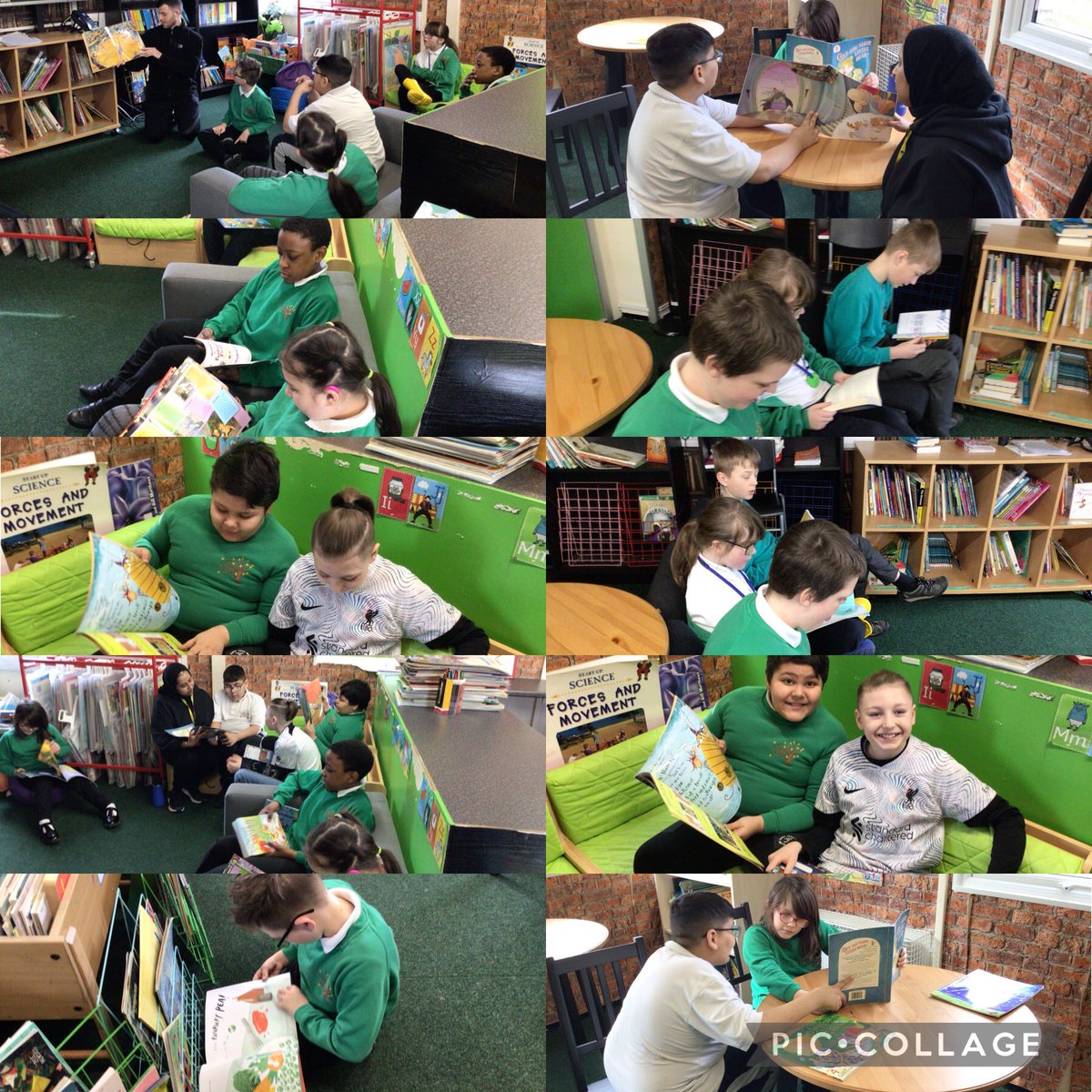 Beautiful reading in Steambooks this morning📚💚