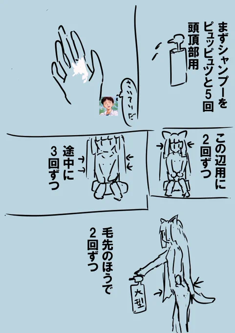 シャンプーの減り方が半端ないんだけど
おっきいのでも5,6かいでなくなる 