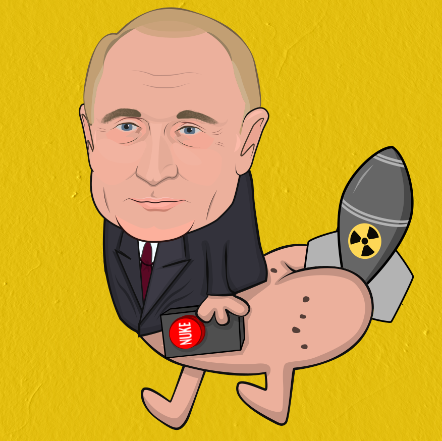 GM!  So looks like WW3 is just around the corner, and we'll be making memes about it the whole time 
#WWIII #Putin #GoochIsland