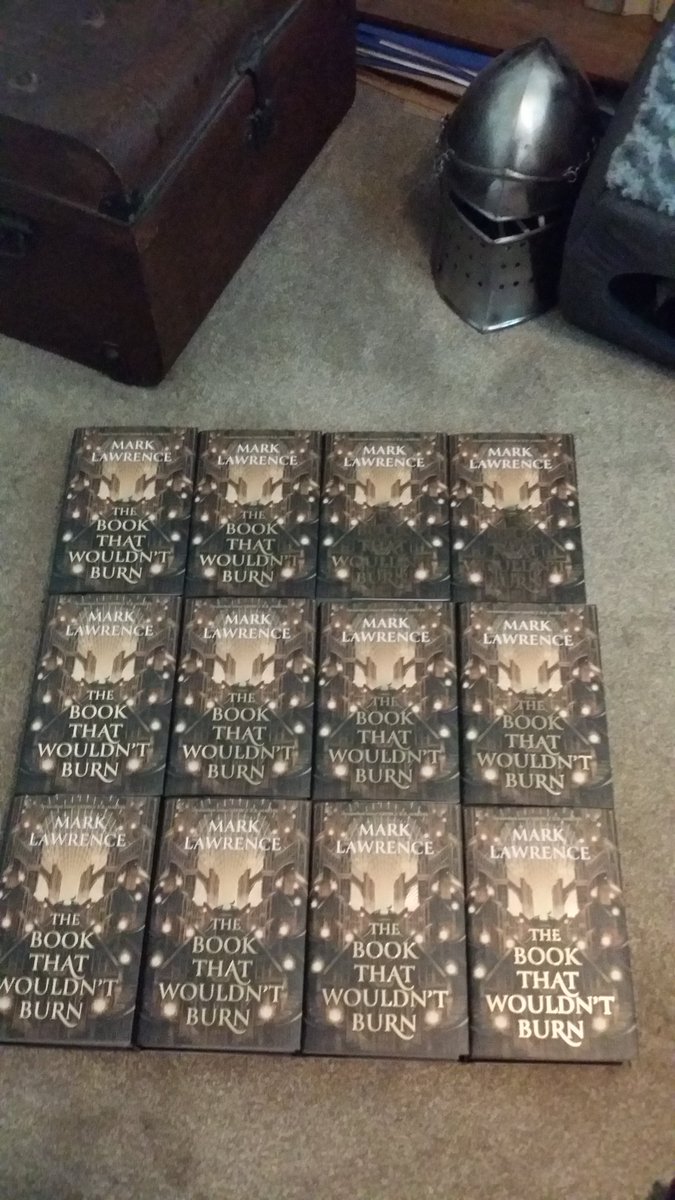 Mark__Lawrence's tweet photo. Folks after a UK edition of THE BOOK THAT WOULDN'T BURN this month might consider the perks of tier 4 &amp; 5 on my Patreon...

https://t.co/uIex1NmR46 https://t.co/uXy1xce7iq
