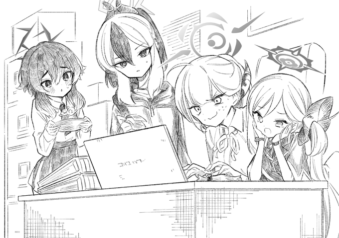 アル誕生日過ぎたけどおめでとう この絵は誕生日に確定申告の作業してたアル 