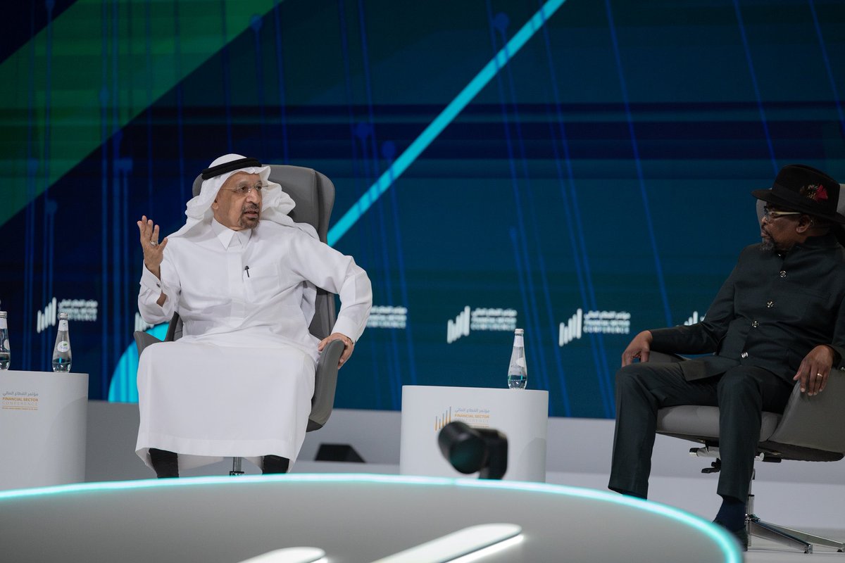 MISA's tweet image. #SaudiArabia offers great prospects for investors to become deeply integrated into the Saudi economy. HE @Khalid_AlFalih joined a panel at #FSC2023 to discuss this &amp;amp; more with global financial leaders, centred on the topic &quot;Investments for Tomorrow: The 13 Strategic Sectors&quot;.