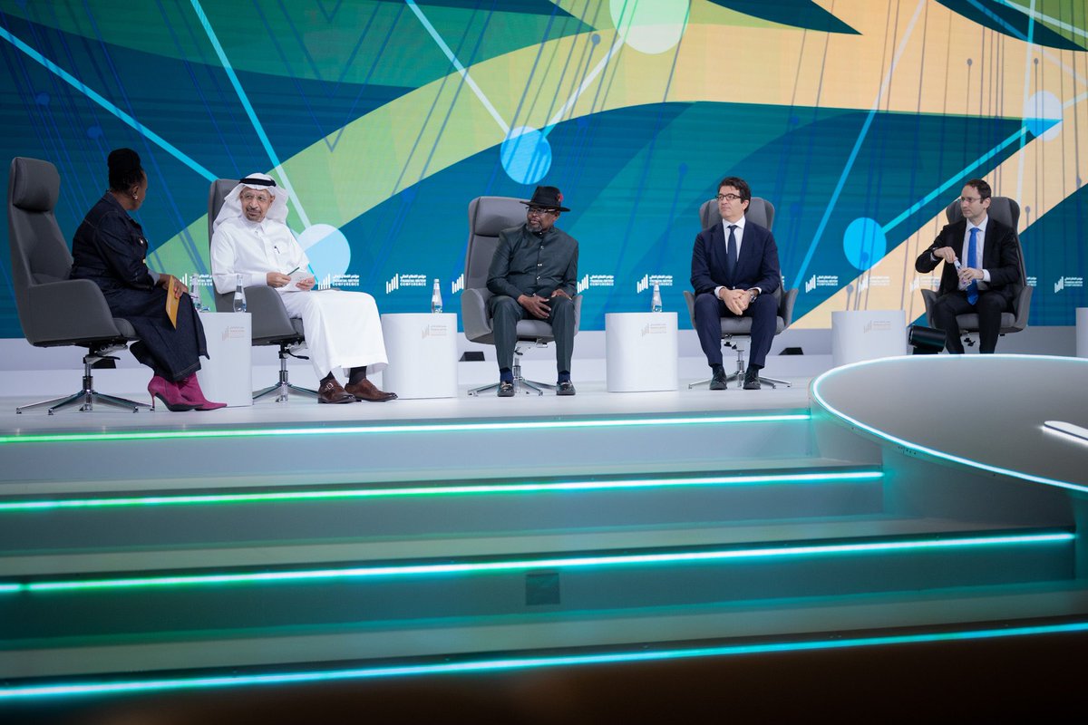 MISA's tweet image. #SaudiArabia offers great prospects for investors to become deeply integrated into the Saudi economy. HE @Khalid_AlFalih joined a panel at #FSC2023 to discuss this &amp;amp; more with global financial leaders, centred on the topic &quot;Investments for Tomorrow: The 13 Strategic Sectors&quot;.