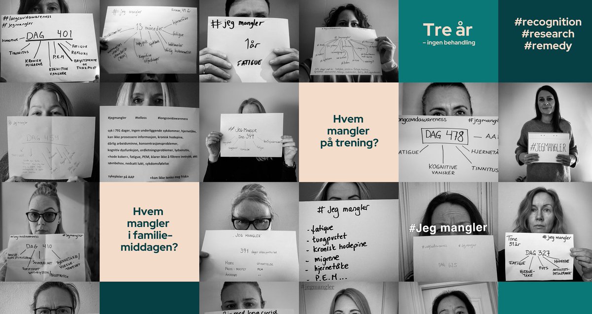 I dag, den 15. mars, er Long Covid Awareness Day. Det er mange av oss som fremdeles ikke er tilbake i samfunnet etter covid-19. 

Vi spurte dere: Hvem mangler? 
Fra jobb, skole, trening eller familemiddag?

Her har dere svart!