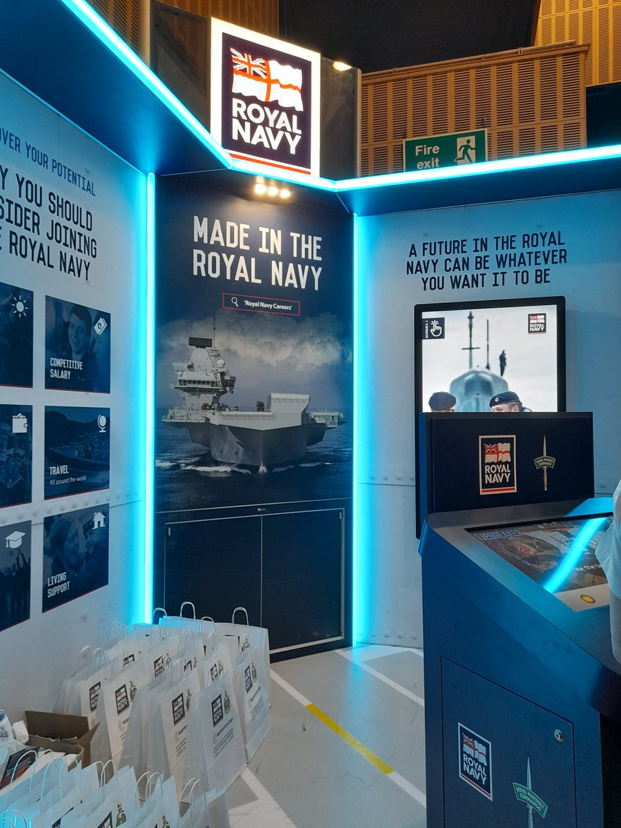 Today we are at The Apprenticeship Show in Milton Keynes! #careersintheroyalnavy #royalnavy #madeintheroyalnavy