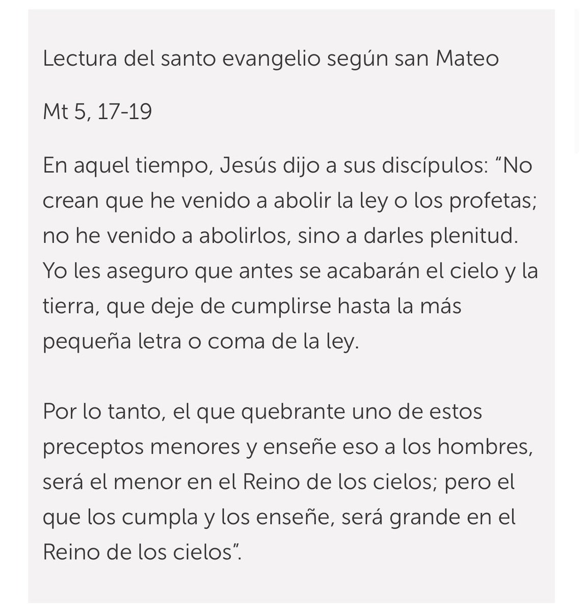 Evangeliodeldi's tweet photo. #EvangelioDeHoy 
#EvangelioDelDía
#PalabraDelDía 
#PalabradelSeñor https://t.co/zweGWYEm8h