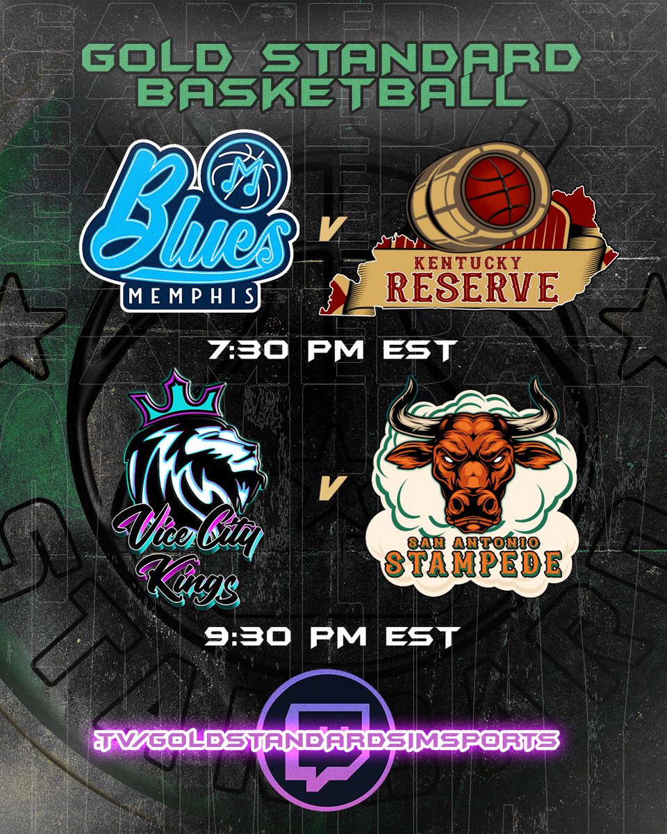 WatchGSB's tweet image. Back in action tonight! Final games of Opening Week. Dont forget to get to our website to check those betting lines and player props!

goldstandardsimbasketball.com

#nba2k #nba2k23 #2kcommunity #esports