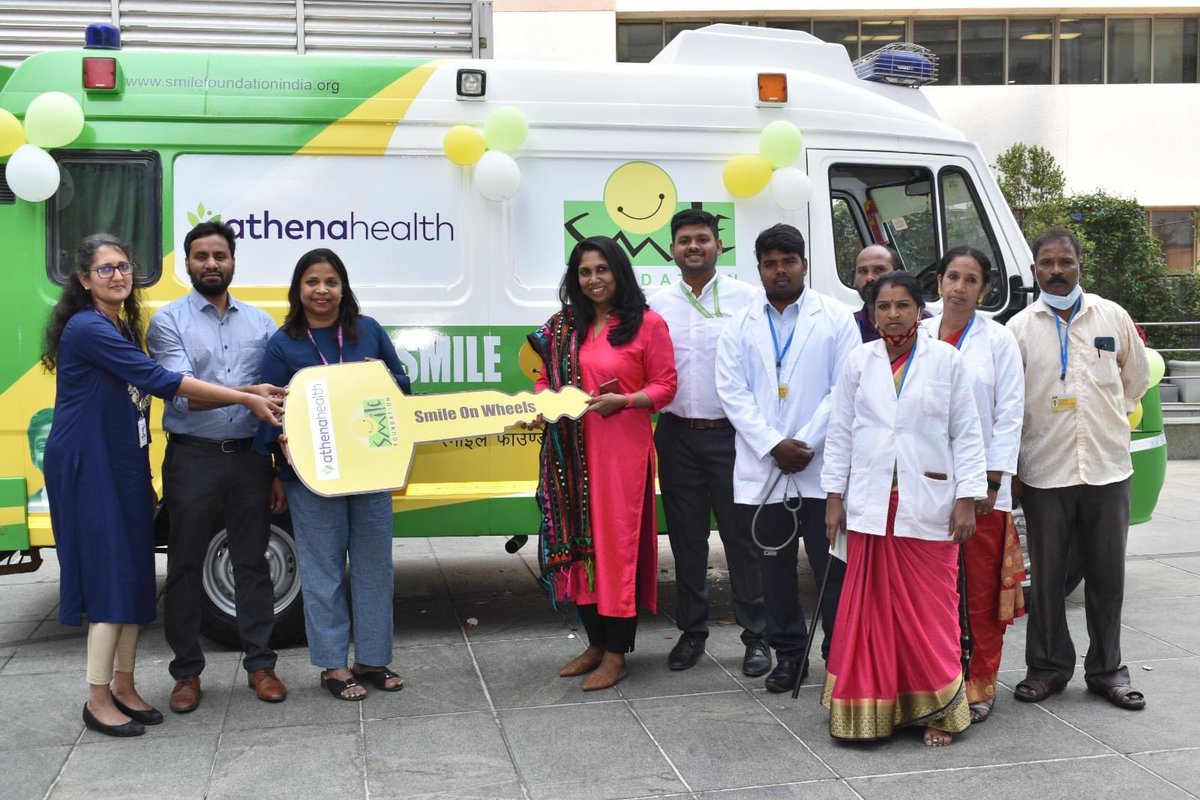 smilefoundation's tweet image. @athenahealth &amp;amp; Smile Foundation join hands to launch a new #SmileOnWheels mobile hospital project that will make healthcare services accessible at the doorsteps of families living in 10 underserved communities around Bangalore urban district.
#HealthCannotWait #healthcare