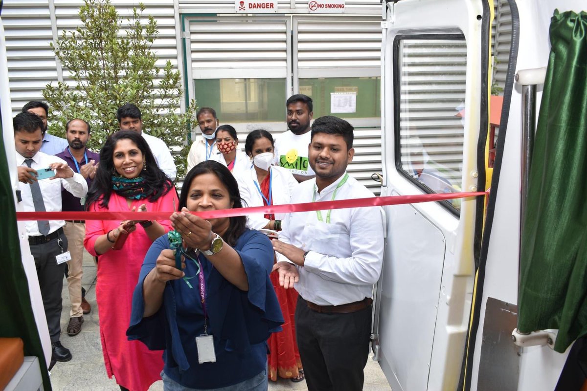 smilefoundation's tweet image. @athenahealth &amp;amp; Smile Foundation join hands to launch a new #SmileOnWheels mobile hospital project that will make healthcare services accessible at the doorsteps of families living in 10 underserved communities around Bangalore urban district.
#HealthCannotWait #healthcare