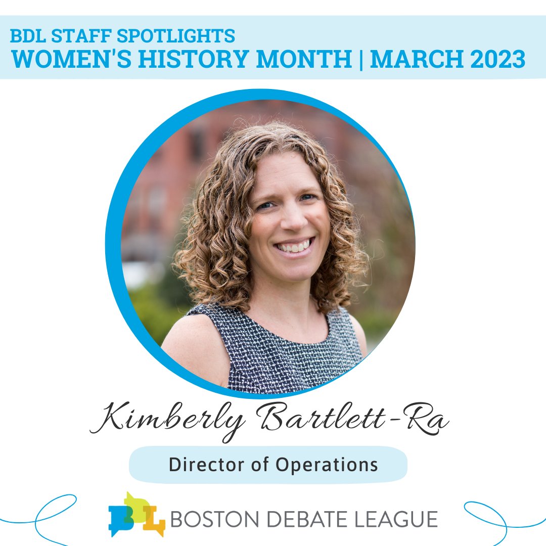 Today's Women's History Month Spotlight goes to Kimberly Bartlett-Ra, the Director of Operations, who has been with the BDL for 7.5 years! #WomensHistoryMonth #WHM