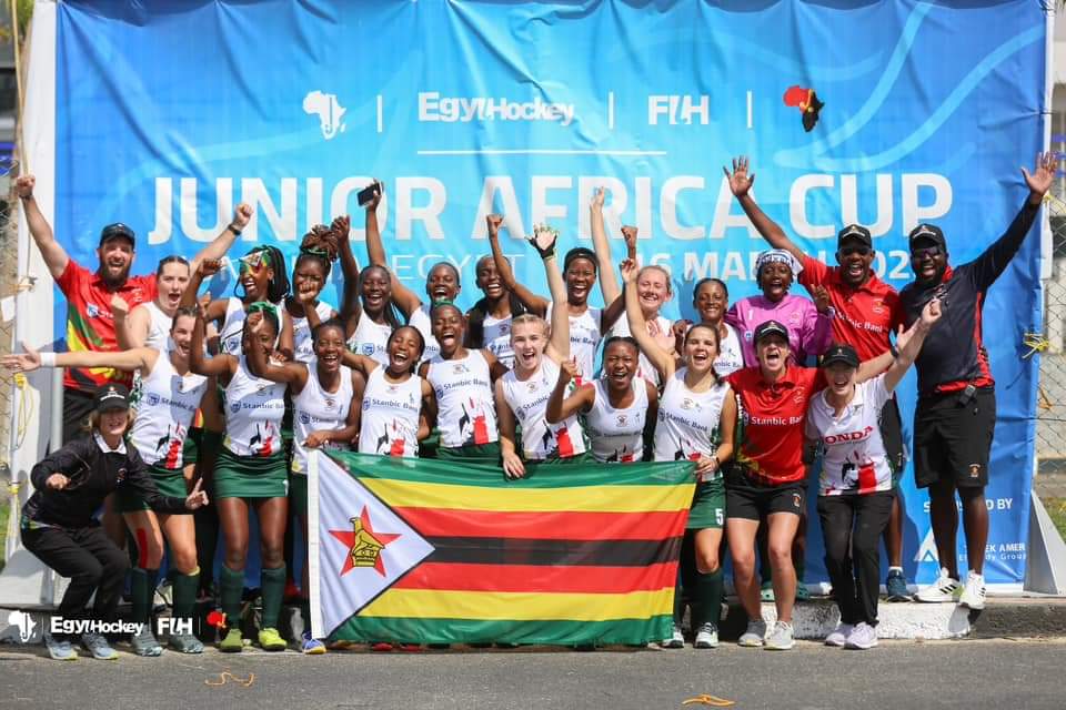 Zimbabwe 🇿🇼 (W) qualified for the Junior World Cup (W) in Santiago, Chile 🇨🇱 (6-17 Dec. 2023) #JAC2023