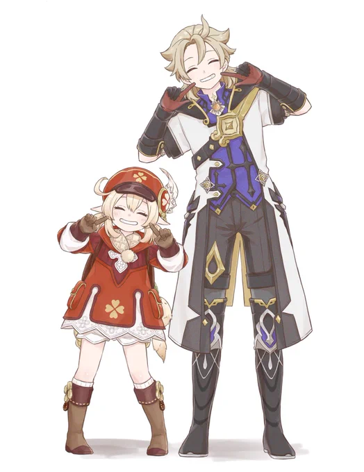 アルベドとクレーちゃん 