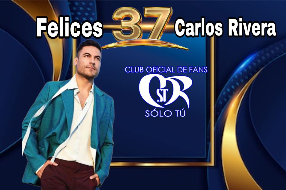 rg_rosa's tweet photo. FELIZ CUMPLEAÑOS CARLOS RIVERA 

#Felices37CarlosRivera 
#ClubSoloTu

@_CarlosRivera @WestWoodEntt @sonymusicmexico @ClubSoloTu https://t.co/kRM88Pbm2z