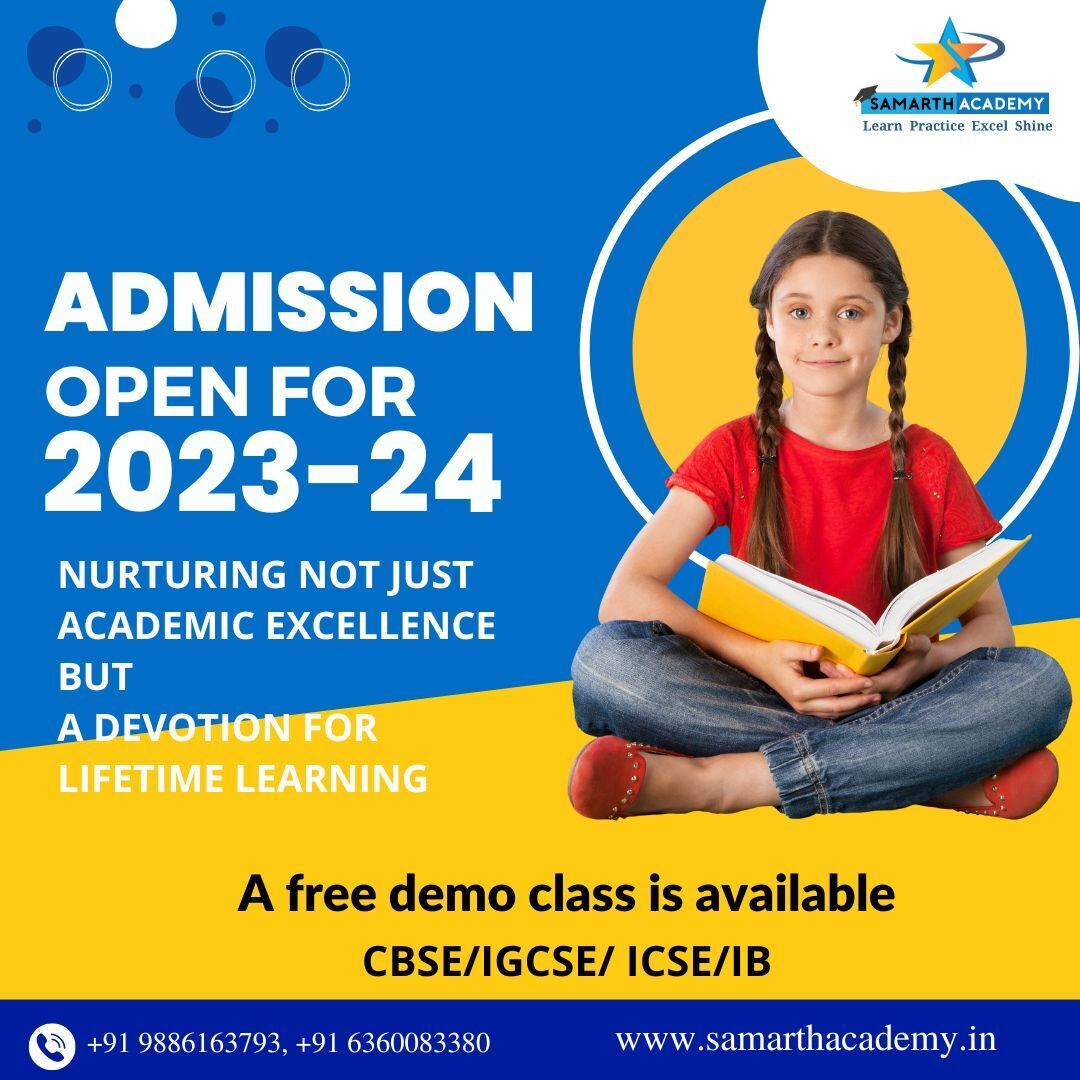 samarthacademy's tweet image. Ensure your kids get their basic concept sound and right.
Try Samarth Success now!
Samarth Academy offers Online /offline tuition classes for students who need an extra edge to achieve their goals across India.

#learningathome #virtuallectures #onlinetuitions #technologyandlearn