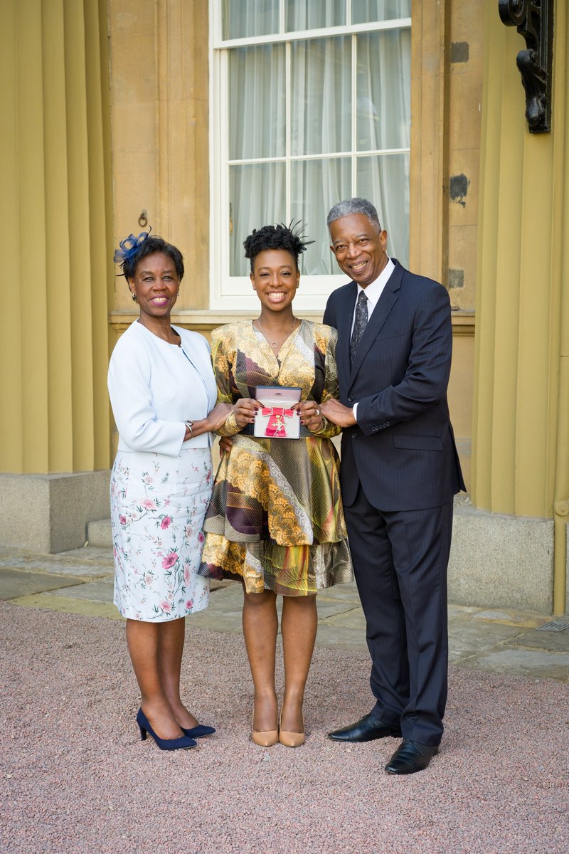 Such a joy attending my investiture with my family Buckingham Palace. Lovely to speak to King Charles <a href="/RoyalFamily/">The Royal Family</a> We spoke about music education, what more we can do and he said he’s working on it and I said I’m working on it too, I hope we can work on it together!