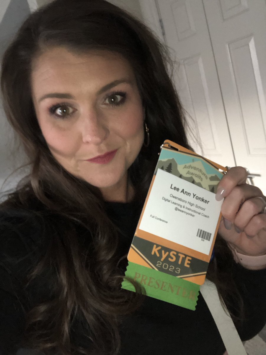 Ready to learn all the things! Come see me Friday @ 9:30 in the Stanley room for Sped Tech Tools! #KYSTE2023 @kystetech #SLYTeaching