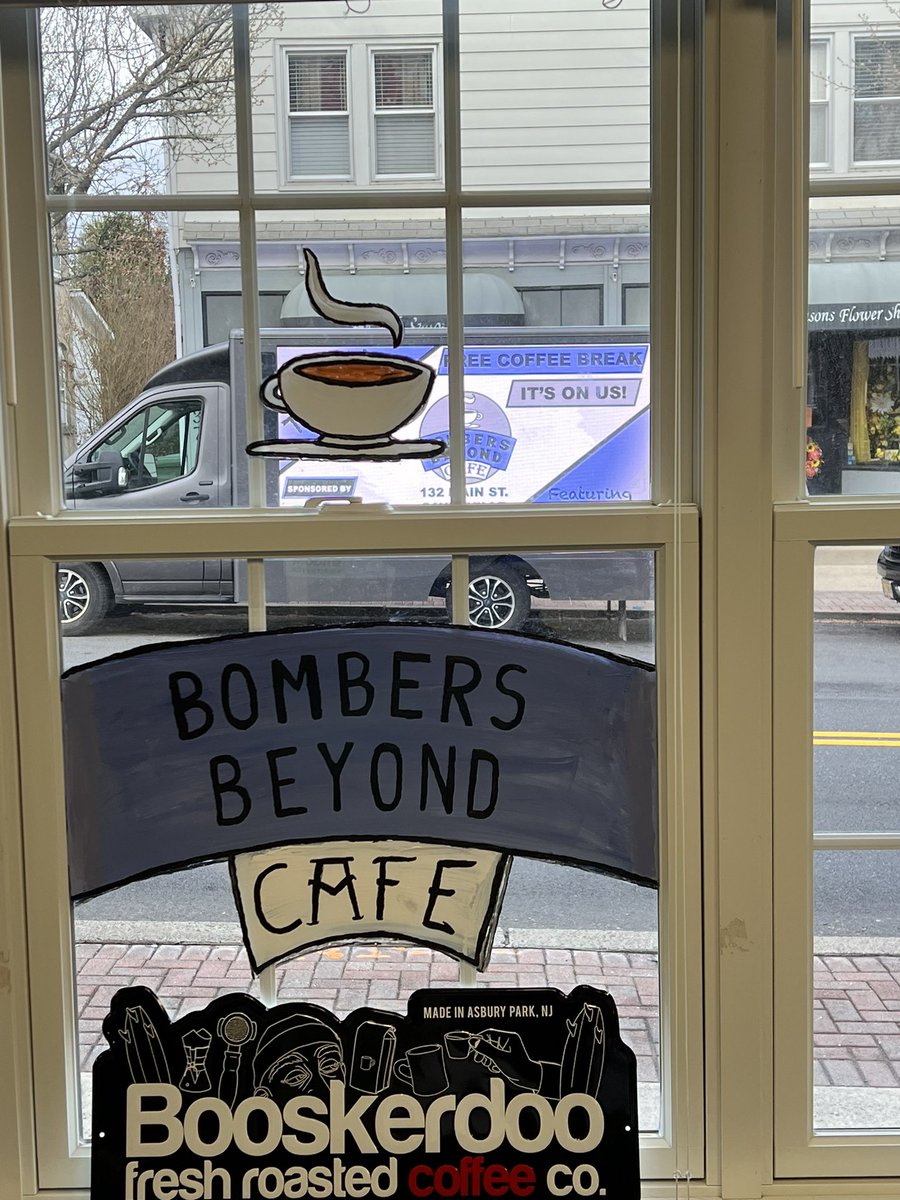 DrJesLDTC's tweet photo. If you’re in the Sayreville area come support our Bombers Beyond Cafe and get a free coffee until noon💕@Sayrevillek12 https://t.co/SLqnTqJX4V