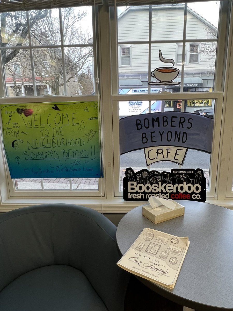 DrJesLDTC's tweet photo. If you’re in the Sayreville area come support our Bombers Beyond Cafe and get a free coffee until noon💕@Sayrevillek12 https://t.co/SLqnTqJX4V