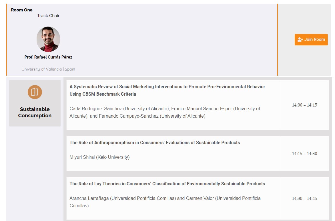 EsperSancho's tweet image. #social #marketing #comference En breve presentamos el trabajo titulado: &quot;A Systematic Review of Social Marketing Interventions to Promote Pro-Environmental Behavior Using CBSM Benchmark Criteria&quot; en @rismsym