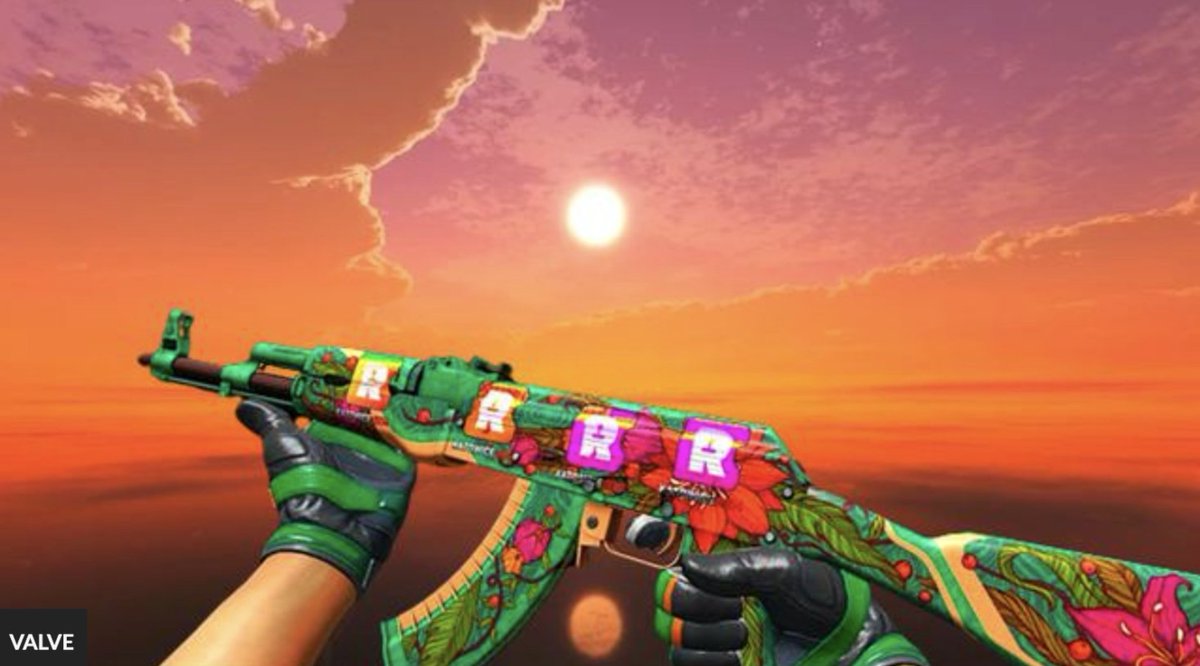 wengoodproject's tweet photo. Une des skins les plus chères de CSGO vient de se vendre 96ETH (160K) gamers be like "fuck NFTs and its speculation aspect" 

Qui sera assez bon pour leur expliquer ?? https://t.co/4aVLsk6gX9