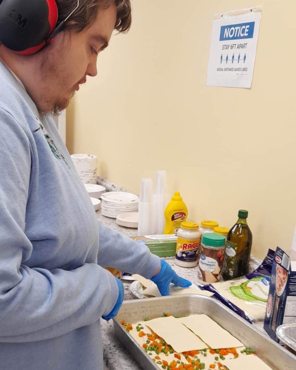 abilitiesNW's tweet photo. Part of our Health and Wellness curriculum, Phillipburg program chose to make a vegetable lasagna.  It turned out DELISH!

Thank you to Provident Bank for supporting our health and wellness program and cooking club activities.

#Abilities #WhereChoiceHappens #HealthandWellness https://t.co/TcP9mYtvks