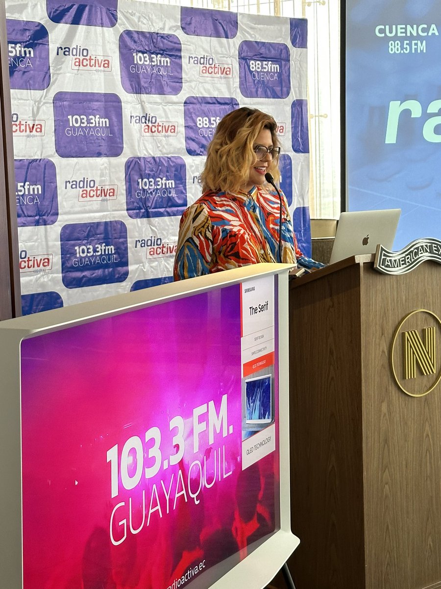 fernandoreino's tweet photo. En la Torre The Point Guayaquil Negroni piso 34 se realizó una presentación especial para agencia de publicidad de @radioactiva_ec con el apoyo de @Ecuador_calidad que bonita y grata experiencia. https://t.co/UR7iwyuJQ0