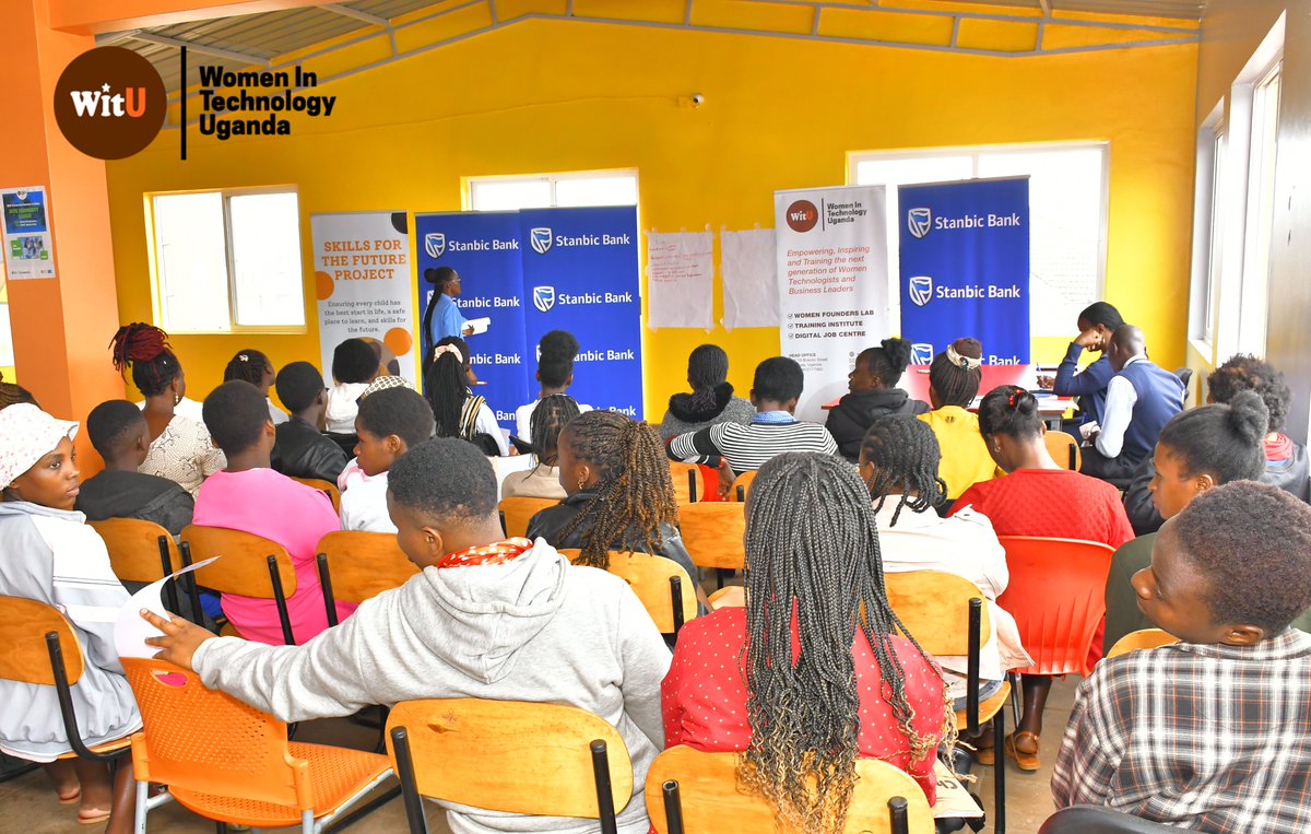 wituganda's tweet photo. Today we were graced with the presence of @stanbicug to the Elevate program to teach our #ElevateGirls about better-saving culture! Our girls got the opportunity to learn from the experts and take control of their financial futures. #WITU #WomenEmpowerment  #FinancialLiteracy https://t.co/mGUtkehSxc